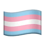 🏳️‍⚧️ Bendera Transgender Apple