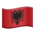 🇦🇱 Bendera Albania Apple