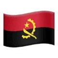 🇦🇴 Bendera Angola Apple