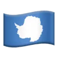 🇦🇶 Bendera Antartika Apple