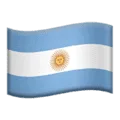 🇦🇷 Bendera Argentina Apple