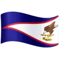 🇦🇸 Bendera Samoa Amerika Facebook
