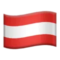 🇦🇹 Bendera Austria Apple