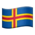 🇦🇽 Bendera Kepulauan Aland Apple