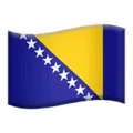 🇧🇦 Bendera Bosnia dan Herzegovina Apple