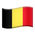 🇧🇪 Bendera Belgia Apple