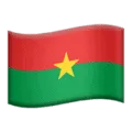 🇧🇫 Bendera Burkina Faso Apple