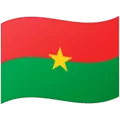 🇧🇫 Bendera Burkina Faso Google