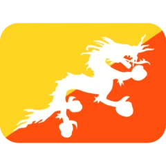 🇧🇹 Bendera Bhutan Twitter