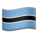 🇧🇼 Bendera Botswana Apple
