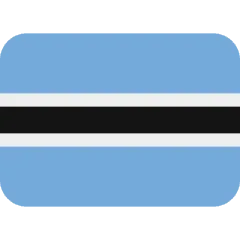 🇧🇼 Bendera Botswana Twitter