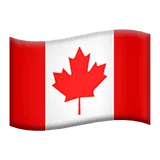 🇨🇦 Bendera Kanada Apple