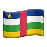 🇨🇫 Bendera Afrika Tengah Apple