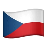 🇨🇿 Bendera Ceko Apple