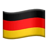 🇩🇪 Bendera Jerman Apple