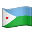 🇩🇯 Bendera Djibouti Apple