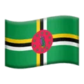 🇩🇲 Bendera Dominika Apple