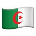 🇩🇿 Bendera Aljazair Apple