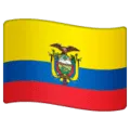 🇪🇨 Bendera Ekuador WhatsApp