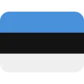 🇪🇪 Bendera Estonia Twitter