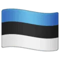🇪🇪 Bendera Estonia WhatsApp