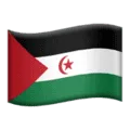 🇪🇭 Bendera Sahara Barat Apple