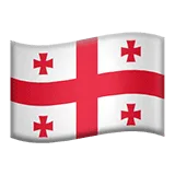 🇬🇪 Bendera Georgia Apple
