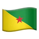 🇬🇫 Bendera Guyana Prancis Apple