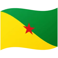 🇬🇫 Bendera Guyana Prancis Google