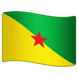 🇬🇫 Bendera Guyana Prancis WhatsApp