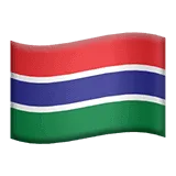 🇬🇲 Bendera Gambia Apple