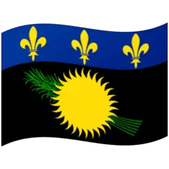 🇬🇵 Bendera Guadeloupe Google