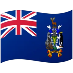 🇬🇸 Bendera Georgia Selatan Kep. Sandwich Selatan Google