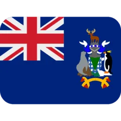 🇬🇸 Bendera Georgia Selatan Kep. Sandwich Selatan Twitter