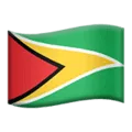 🇬🇾 Bendera Guyana Apple