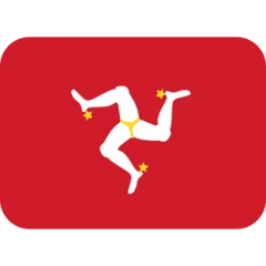 🇮🇲 Bendera Pulau Man Twitter