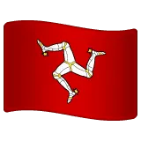 🇮🇲 Bendera Pulau Man WhatsApp