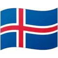 🇮🇸 Bendera Islandia Google