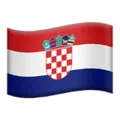 🇭🇷 Bendera Kroasia Apple