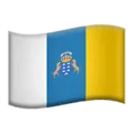 🇮🇨 Bendera Kepulauan Canaria Apple