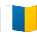 🇮🇨 Bendera Kepulauan Canaria Google