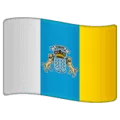 🇮🇨 Bendera Kepulauan Canaria WhatsApp