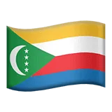 🇰🇲 Bendera Komoro Apple
