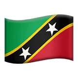 🇰🇳 Bendera Saint Kitts dan Nevis Apple