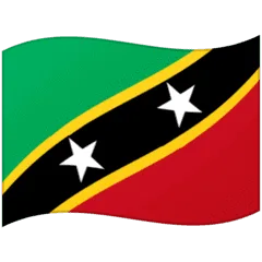 🇰🇳 Bendera Saint Kitts dan Nevis Google