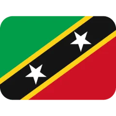 🇰🇳 Bendera Saint Kitts dan Nevis Twitter
