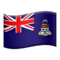 🇰🇾 Bendera Kepulauan Cayman Apple