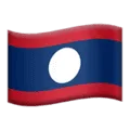 🇱🇦 Bendera Laos Apple