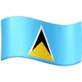 🇱🇨 Bendera Saint Lucia Facebook