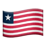 🇱🇷 Bendera Liberia Apple